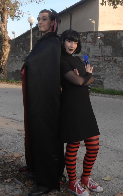 Johnny Hotel Transylvania Costume, Dracula And Mavis, Mavis Halloween Costume, Mavis Hotel Transylvania Costume, Hotel Transylvania Cosplay, Transylvania Costume, Johnny Hotel Transylvania, Mavis Costume, Dracula Cosplay