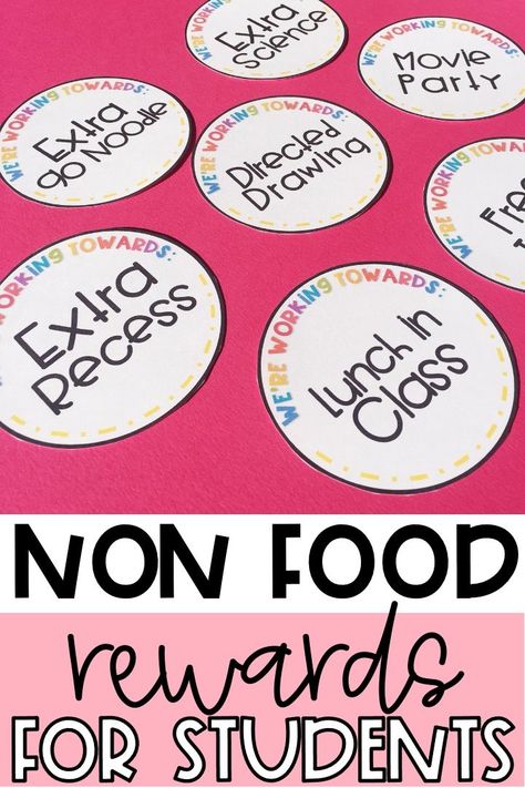 Learn non food rewards for students that are no hassle to you! Non Food Rewards For Students, Non Food Rewards, Rewards For Students, Student Reward Coupons, Class Reward System, Whole Class Rewards, Positive Classroom Management, Student Rewards, Math Blocks