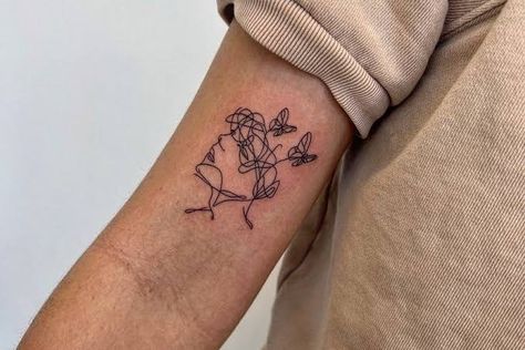 Idea Aesthetic, Unique Tattoo, Word Tattoos, Leaf Tattoos, Maple Leaf Tattoo, Geometric Tattoo, Flower Tattoo, Tatting, Tattoos