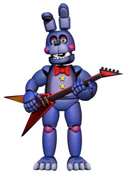 Rockstar Bonnie, Hd Face, Full Body, Guitar, Deviantart