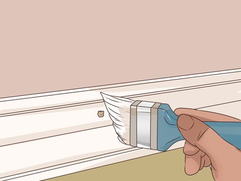 Patching Nail Holes In Walls, Covering Nail Holes On Trim, Filling Nail Holes In Trim, Nail Filler, How To Install Baseboards, White Baseboards, Painting Baseboards, Fill Nail Holes, Putty Knife