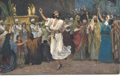 11740956803 Germany Israel King David Dancing Jewish | Flickr Liturgical Dance, Catholic Doctrine, Pagan Gods, King Solomon, Bible Pictures, King David, Postcard Art, John The Baptist, Antique Postcard