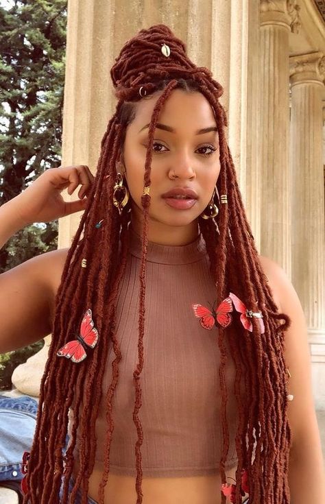 Clearance item Please check WOKAA hair store on Amazon Link: https://www.amazon.com/WOKAA Red Soft Locs, Soft Faux Locs, Faux Locs Crochet, Boho Locs, Soft Locs, Locs Crochet, Spring Twists, Hair Stores, Copper Red