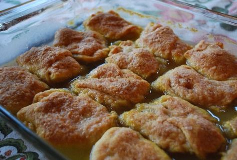 Sprite Apple Dumplings Recipe - Recipes.net % Sprite Recipe, Apple Dumplings Recipe, Crescent Roll Apple Dumplings, Crescent Roll Dessert, Apple Dumpling Recipe, Banana Pudding Desserts, Apple Dumpling, American Desserts, Apple Dumplings