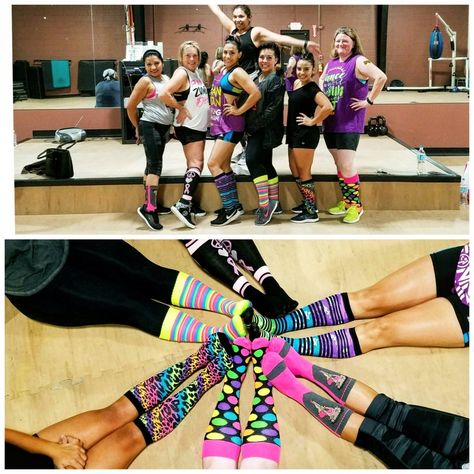 Crazy Sock Day Zumba outfit Crazy Socks Outfit, Crazy Sock Day, Zumba Outfit, Socks Outfit, Sock Outfits, Crazy Socks, Zumba, Cool Outfits, Socks