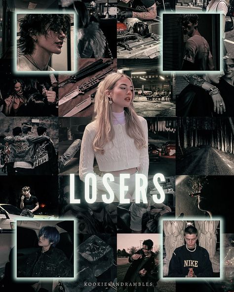 Loser Harley Laroux Book, Manson Reed Losers, Losers Part 1 Harley, Losers Harley Laroux Characters, Losers By Harley, The Losers Harley Laroux Aesthetic, Losers Harley Laroux Book, Losers Harley Laroux Aesthetic, The Dare Harley Laroux Pages