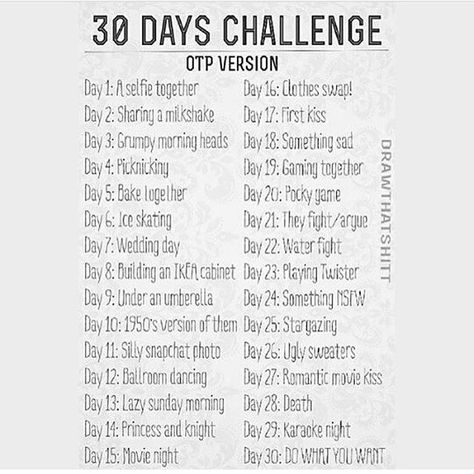 Rolly Chairs, Otp Drawing, Comics Sketch, Drawing Memes, 30 Day Art Challenge, 30 Days Challenge, Otp Prompts, 30 Day Drawing Challenge, Drawing Challenges