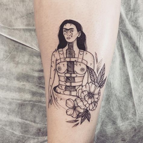 Frida Kahlo Tattoo, Kahlo Tattoo, Frida Tattoo, Frida Kahlo Tattoos, Bestie Tattoo, Парные Тату, Celtic Tattoos, Line Art Tattoos, Badass Tattoos