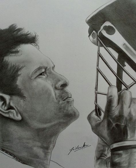 Sachin tendulkar Sachin Tendulkar Sketches, Sunil Chhetri Drawing, Sachin Tendulkar Drawing, Tower Drawing, Eiffel Tower Drawing, Pencil Sketch Portrait, Avengers Drawings, Marvel Paintings, Sketch Images