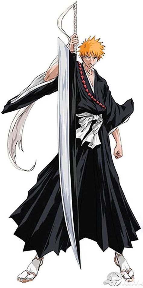 Ichigo Kurosaki from the Bleach manga holding Soul Reaper Yoruichi Shihouin, Rukia Bleach, Ichigo Y Rukia, Manga Japan, Bleach Anime Art, Kurosaki Ichigo, Anime Bleach, Bleach Characters, Bleach Art