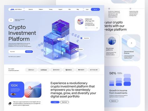 Investor Website Design, Website Design Finance, Blockchain Website Design, Finance Web Design, Fintech Website Design, Bank Website Design, Investment Website Design, Fintech Landing Page, Blockchain Website