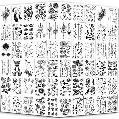 Temporary Tattoo Set By Tatsy, The Simple Set, For Women and Men, Original, Unique Design, Cover Up, Modern, Hipster, Minimalistic Tiny, Urban, Writing, Stars, Anchor, Heart, Hands, Waterproof Tattoos : Amazon.co.uk: Beauty Dab Tattoo, Stars Constellations, Word Line, Flowers For Men, Large Temporary Tattoos, Arm Temporary Tattoos, Geometric Bear, Line Flower, Star Constellations