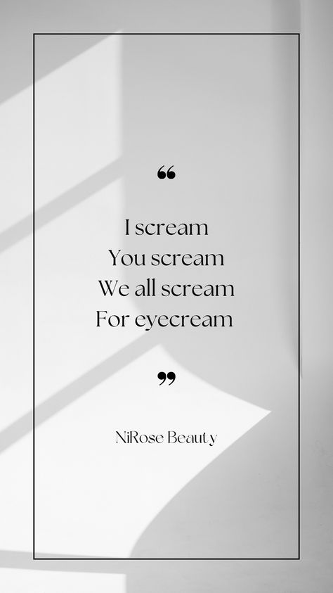 Don’t forget the eyecream ladies! #quotes #skincare #skincaretips #eyecream #glowingskin #clearskin #healthyskin #organicskincare #motivationmonday Ladies Quotes, Motivation Monday, I Scream, Skincare Tips, Monday Motivation, Organic Skin Care, Clear Skin, Glowing Skin, Skin Care Tips