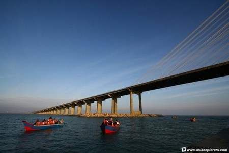 Penang bridge Jambatan Pulau Pinang, Penang Bridge, Seven Mile Bridge, Penang Island, Pulau Pinang, Water Bodies, Concrete Structure, Structure Design, Gulf Of Mexico