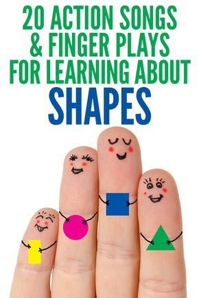 20 fun shapes rhymes, finger plays and action songs, including words and actions. Great for preschool, kindergarten and the early elementary grades. Shapes Rhymes, Shape Songs, Transition Songs, Circle Time Songs, Kindergarten Songs, Classroom Songs, Preschool Circle Time, Action Songs, Teaching Shapes