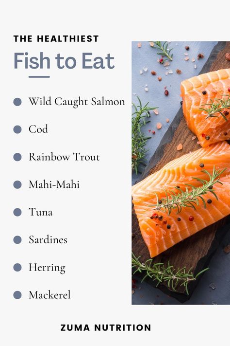 The healthiest food to eat and prepare for dinner or lunch Benefits Of Cod Fish, Best Fish To Eat Healthy, Healthiest Fish To Eat, Clean Eating Fish Recipes, Types Of Fish To Eat, Pescatarian Diet For Beginners, Best Fish To Eat, Fish Dishes Healthy, Healthiest Fish