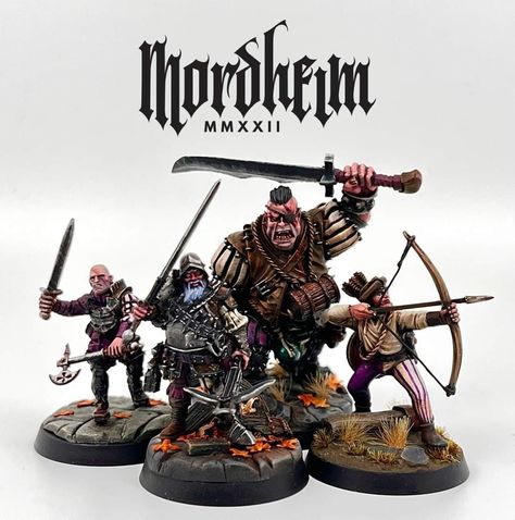 Mordheim Warband, Warhammer Empire, Dnd Minis, Warhammer Aos, D&d Miniatures, Fantasy Battle, Miniature Wargaming, Fantasy House, Fantasy City