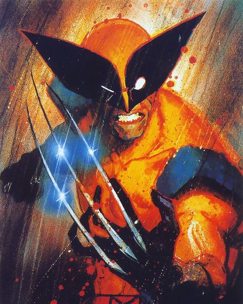 Wolverine for Marvel Masterpieces by Bill Sienkiewicz #2 #xmen #marvelcomics #wolverine Bill Sienkiewicz, Marvel Wolverine, Wolverine Art, The Wolverine, Comic Book Artwork, Wolverine Marvel, Marvel Comics Art, Superhero Art, Comic Book Characters