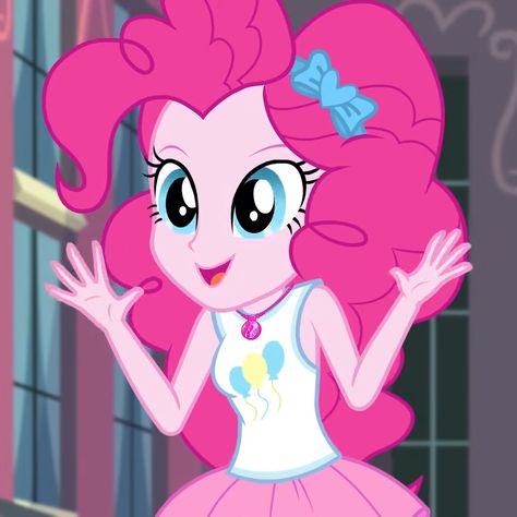 pinkie pie. my little pony generation 4 equestria girls #mlp #g4 #equestriagirls #mylittlepony #icons #pfps ! Pinkie Pie Equestria Girl, Equestria Girls Pinkie Pie, Pinkie Pie Icon, Mlp Pinkie Pie, Pinkie Pie Party, Pink Pie, Fluffy Puff, Pie Party, Made Up Words