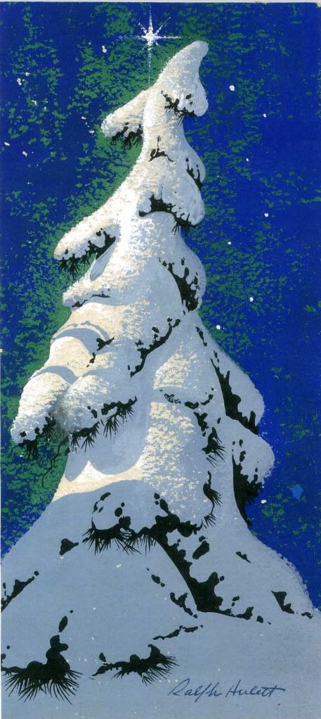 TAG Blog: Ralph Hulett Christmas Ralph Hulett, Drawing Winter, Card Quotes, Ghost Of Christmas Past, Vintage Holiday Cards, Greeting Card Art, Retro Images, Holiday Painting, Mid Century Christmas