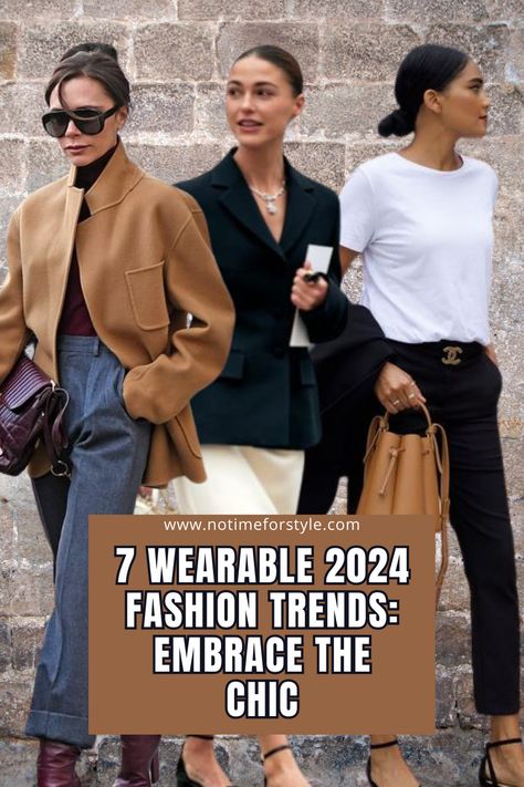 7 Wearable 2024 Fashion Trends: Embrace the Chic — No Time For Style Fashion 2024 Trends Women, Celebrity Fashion Fails, Mango Clothing, Perfect Capsule Wardrobe, 2025 Fashion, Fashion Fail, Trendy Fall Outfits, Estilo Chic, 2024 Trends