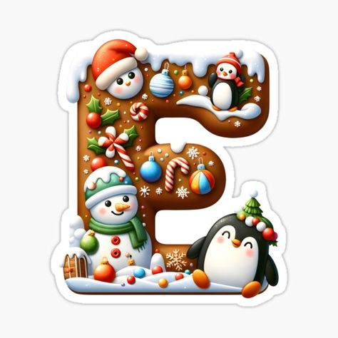 Christmas Alphabet Letters Printable, Letter A Sticker, Xmas Stickers, Candy Letters, Alphabet Christmas, Christmas Fonts Free, Xmas Sticker, Christmas Alphabet, Christmas Letter