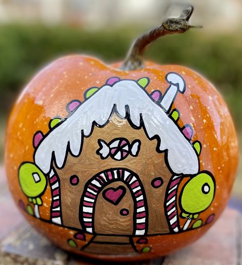 Christmas Pumpkin Painting Ideas, Christmas Painted Pumpkins, Christmas Pumpkin Painting, Christmas Pumpkins, Pumpkin Painting Ideas, Painted Pumpkin, Painting Christmas, Neon Painting, Pumpkin Ideas