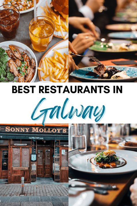 Where To Eat In Galway Ireland, Galway Ireland Food, Galway Restaurants, Ireland Restaurants, Athlone Ireland, Ireland Pubs, Visiting Ireland, Ireland Road Trip Itinerary, Ireland Aesthetic