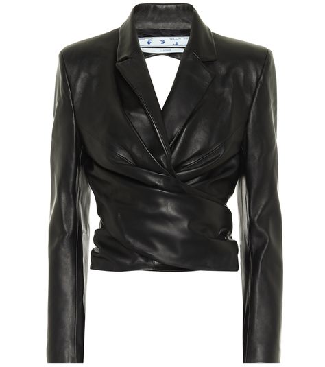 Meteor Impact, Cropped Leather Jacket, Leather Outfit, Dressy Tops, Leather Blazer, Black Leather Jacket, Slim Waist, Faux Leather Jackets, Fashion Details