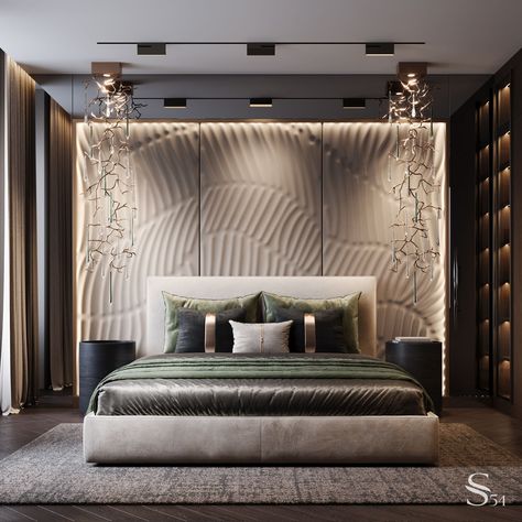 Wall Concept, Bedroom 2024, Stylish Bedroom Decor, Luxury Bedrooms, Holiday Bedroom, Interior Design Programs, Luxury Bedroom Decor, Bedroom Interiors, Bedroom Interior Design Luxury