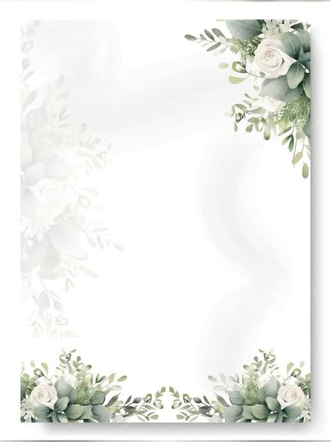 Simple Wedding Cards, Wedding Card Frames, Wedding Invitation Background, Digital Invitations Wedding, Leaf Frame, Eucalyptus Leaf, Invitation Background, Wedding Invitation Video, Digital Wedding Invitations