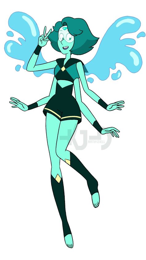 Turquoise Steven Universe, Lapidot Fanart, Fusion Steven Universe, Lapis Steven Universe, Steven Universe Fan Fusions, Steven Universe Lapidot, Cristal Gems, Steven Universe Fusion, Lapis Lazuli Steven Universe