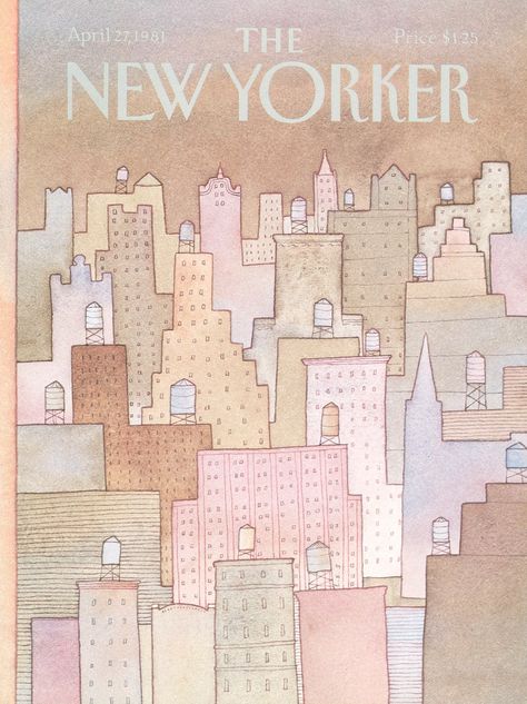 Sue Johnson, The New Yorker Magazine, New Yorker Magazine, New Yorker Covers, Water Tanks, Dorm Posters, Dorm Walls, Picture Collage Wall, April 27