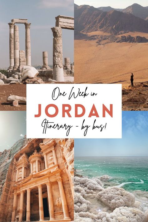 Jordan Itinerary, Jordan Travel, By Bus, Wadi Rum, Amman, One Week, Public Transport, Rum, Travel Guide