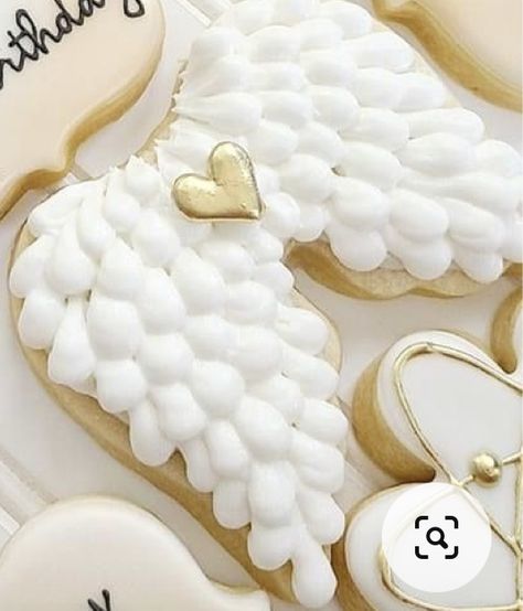 Angel Wings Cookies, Angel Wings, Fun Baking Recipes, Baked Goods, Cookie Decorating, Baking Recipes, Easter, Baking