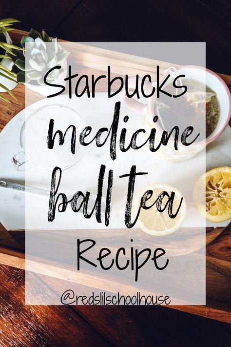 Do you love Starbuck's delicious Medicine Ball tea concoction but want to make it at home? Check out my simple, 5 ingredient recipe. The perfect drink to soothe a sore throat and help you feel better! Starbucks Sick Tea Sore Throat, Copycat Starbucks Medicine Ball Tea, Sore Throat, Starbucks Copycat, Medicine Ball, 5 Ingredient Recipes, Tea Recipes, Copycat Recipes, Feel Better