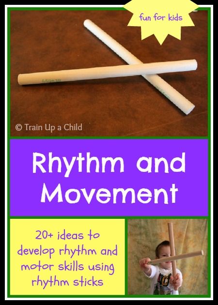 Rhythm and Movement for Kids {Rhythm Sticks} ~ Learn Play Imagine Music Camp Activities, Toddler Music, Dance Activities, Rhythm Sticks, Music For Toddlers, Rhythm Activities, Kindergarten Music, Music Study, Homeschool Music