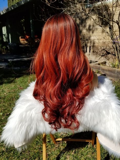 Dark Copper Red Hair Color, Dark Orange Hair, Hair Colorful, Blow Dryers, Auburn Color, Red Hair Inspo, Ginger Hair Color, Curling Irons, Hair Color Auburn