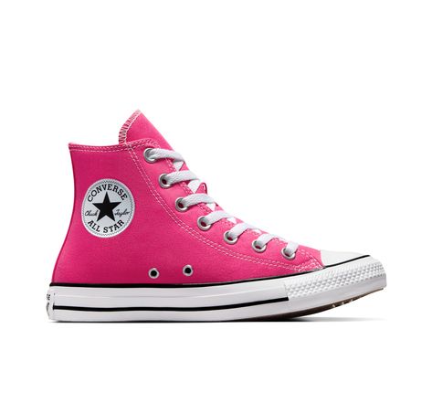 The all-time canvas classic Chuck Taylor All Star, updated in desert-inspired colors. Converse Chuck Taylor All Star Seasonal Color Canvas In Pink, Size 6 (M) / 8 (W) Red Chucks, Converse Pink, Pink Converse, New Converse, Star Sneakers, Unisex Shoes, Converse Chuck Taylor All Star, High Top Shoes, Womens Converse