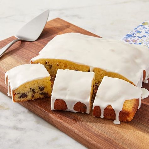 Recipe: Chocolate Chip Orange Cake with Rosemary-Mascarpone Glaze - Blue Apron Rosemary Simple Syrup, Biscuit Mix, Blue Apron, Artisan Cheese, Delicious Cake, Orange Cake, Meal Kit, Recipe Card, Orange Zest