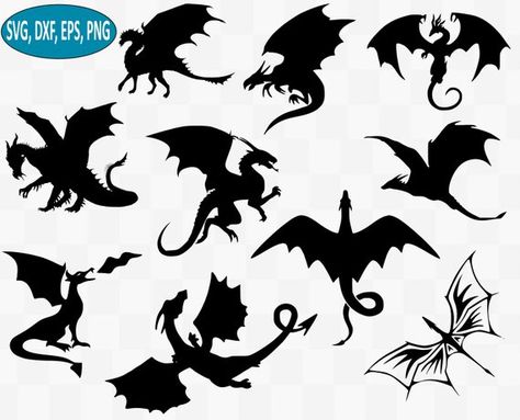 Dragon Henna, Dragon Tattoo Drawing, Dragon Vector, Modern Man Cave, Dragon Svg, Dragon Clipart, Logo Dragon, Small Dragon Tattoos, Small Dragon