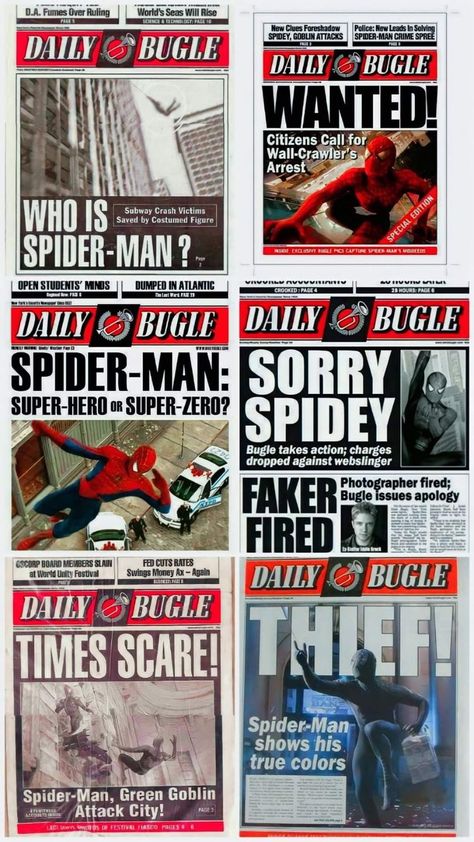 Spider Man Asthetics, Spiderman Comic Poster, Spiderman Sam Raimi, Daily Bugle, Spiderman Tattoo, Spiderman Theme, Grunge Pictures, Cute Camera, 2160x3840 Wallpaper