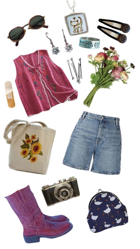 attending an outdoor indie band concert with friends #outfit #springoutfit #inspo #beauty #artsy #vintage #grunge #trendy Cavetown Concert Outfit, Indie Concert Outfit Summer, Artsy Aesthetic Clothes, Indie Concert Outfit, 70s Inspired Outfits, Concert Outfit Summer, Artsy Outfit, Concert Fits, Edgy Outfits