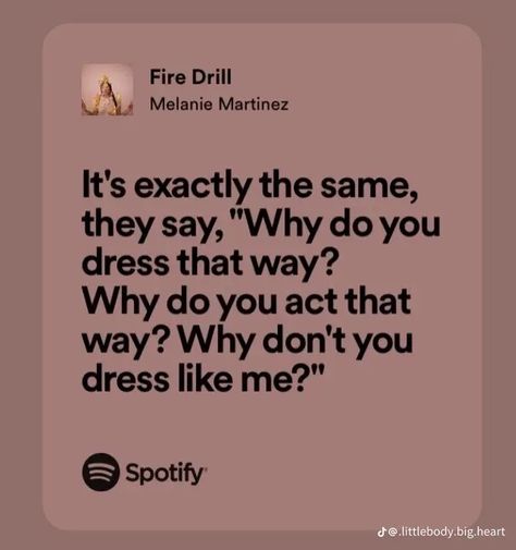 Fire Drill Melanie Martinez Lyrics, Melanie Lyrics, Drill Quotes, Melanie Martinez Quotes, Melanie Martinez Lyrics, New Romance Books, Melanie Martinez Songs, Bruh Moment, Fire Drill