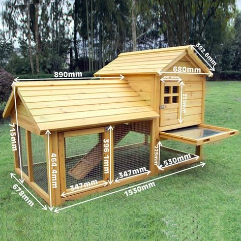 Diy Dog House Outdoor, Bunny Houses, Dog House Outdoor, Outdoor Rabbit, Hutch Ideas, Backyard Animals, Small Chicken Coops, Chicken Home, Backyard Chicken Coop Plans