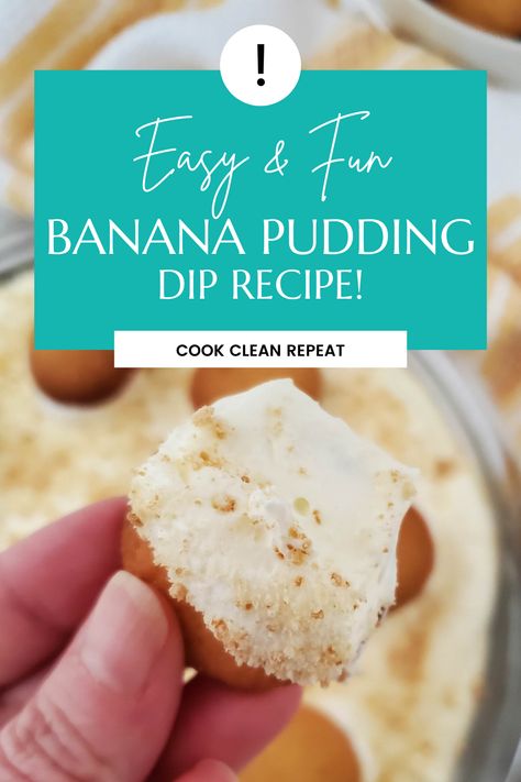 Dips With Nilla Wafers, Nilla Wafer Dip, Banana Pudding Dip Easy, Pudding Dip, Banana Pudding Dip, Sweet Dips Recipes, Camping Dessert Recipes, Sweet Dip, Banana Pudding Cookies