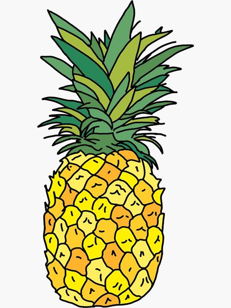 Pineapple Animation, Aesthetic Pineapple, Pineapple Painting, Cute Pineapple, Pineapple Fruit, Painting Easy, Cute Fruit, Bulletin Boards, Fun Stuff