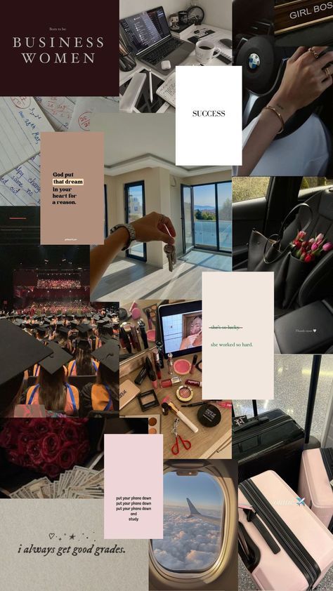 Corporate Baddie Vision Board, Woman Boss Aesthetic Classy, Female Ceo Vision Board, Female Success Aesthetic, Vision Board Ideas Aesthetic Black Women, 6 Figure Salary Vision Board, Corporate Baddie Aesthetic Vision Board, Real Estate Agent Aesthetic Vision Board, Tall Vision Board