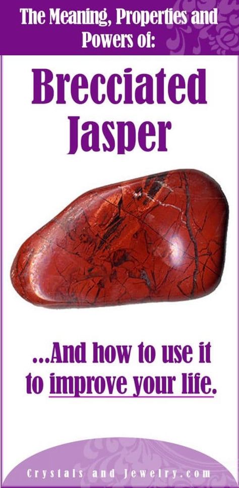 Jasper Meaning, Crystal Seashells, Brecciated Jasper, Gemstone Brooch, Earth Gift, Crystal Power, Crystal Cave, Crystals Healing, Gemstone Meanings