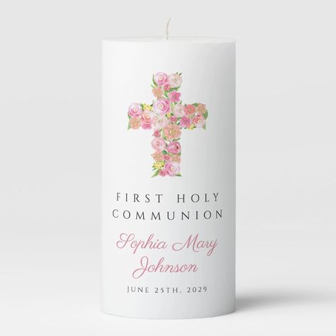 Diy Candle Art, Engraved Candles, Cross Candles, First Communion Decorations, Communion Decorations, First Communion Party, First Communion Favors, Communion Favors, Communion Party